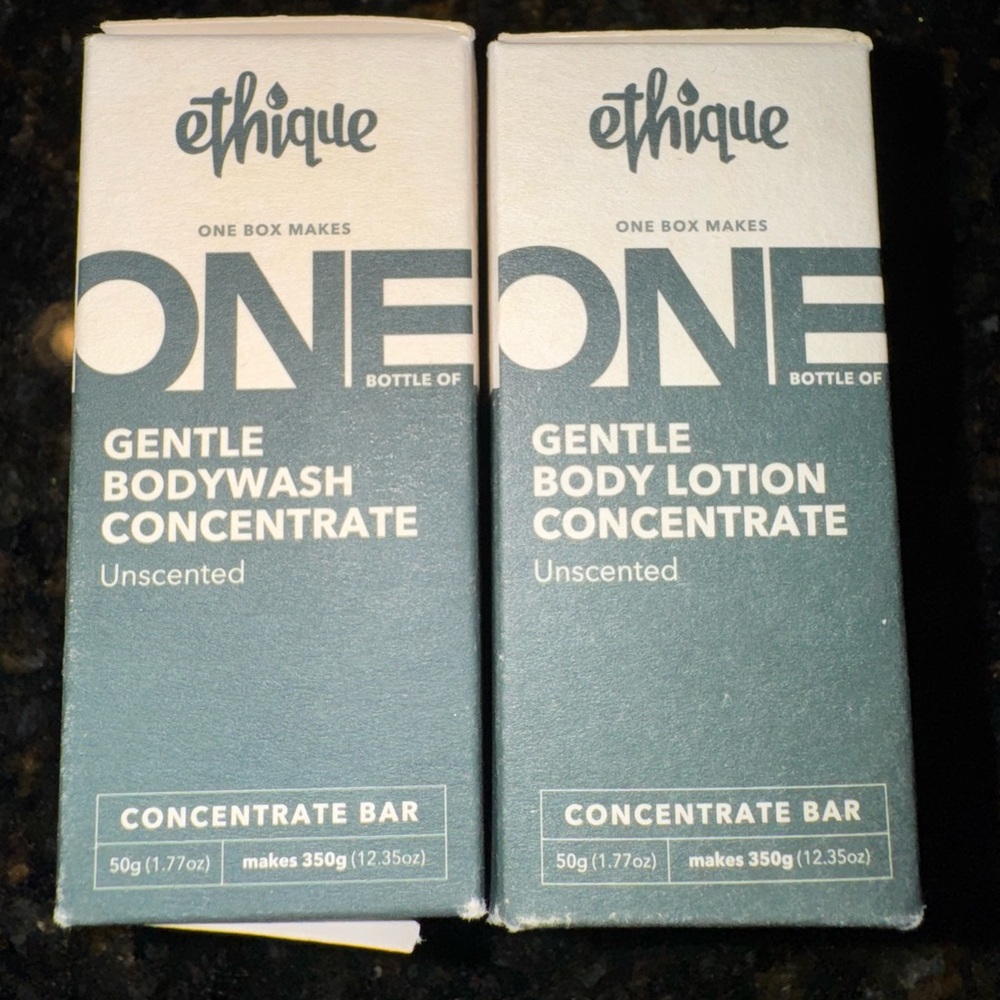 Ethique Gentle Body Wash and Lotion Concentrate Bars